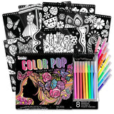 Color Pop Poster Set with Brush Markers
