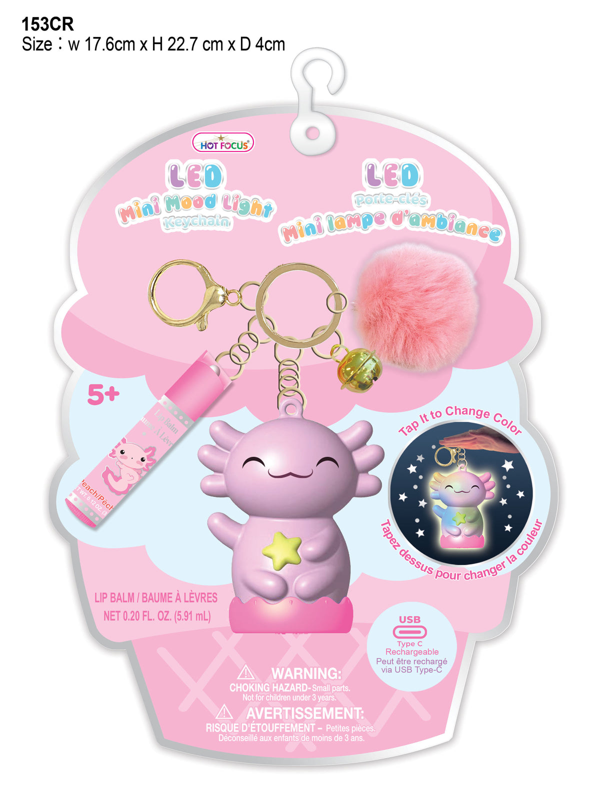 Mini Moodlight Keychain Critters