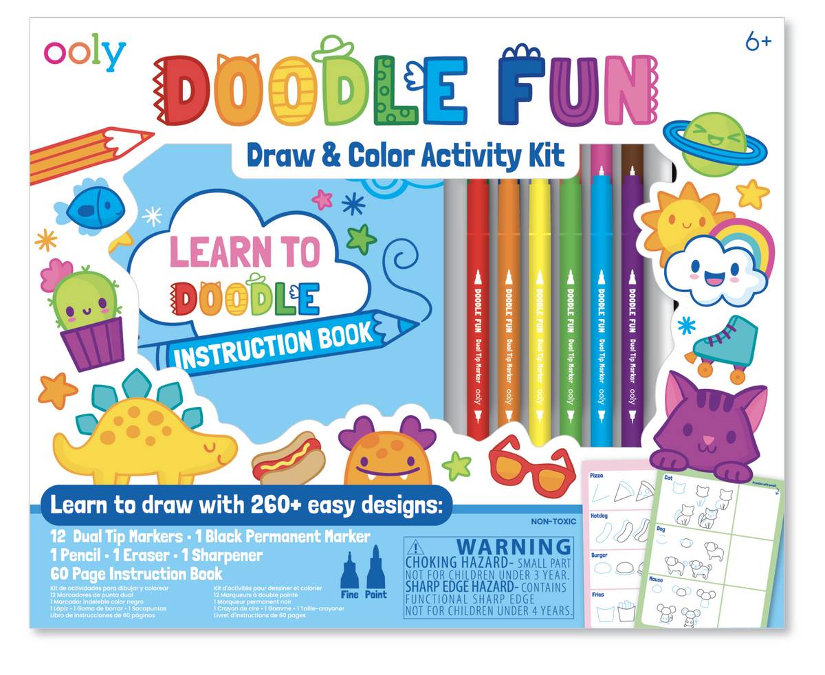 Doodle Fun Draw and Color Activity Kit