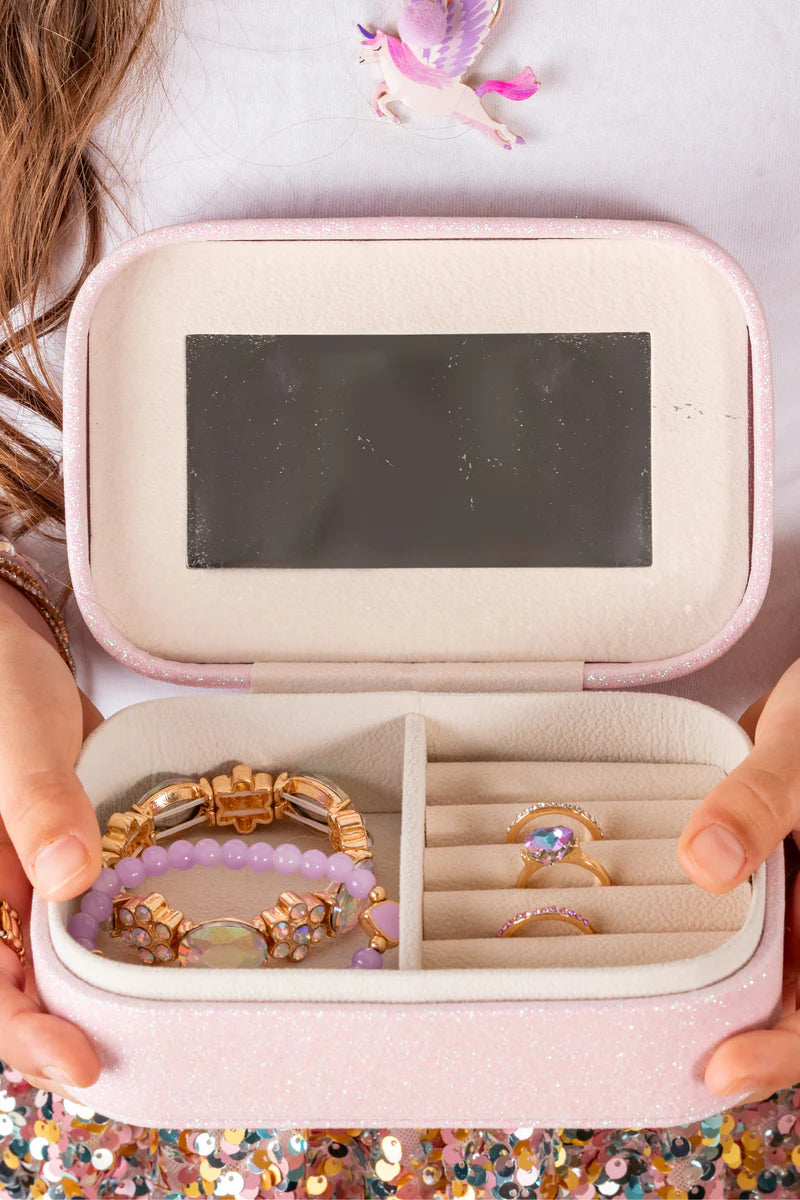 Pretty Precious Unicorn Jewelry Box in Pink