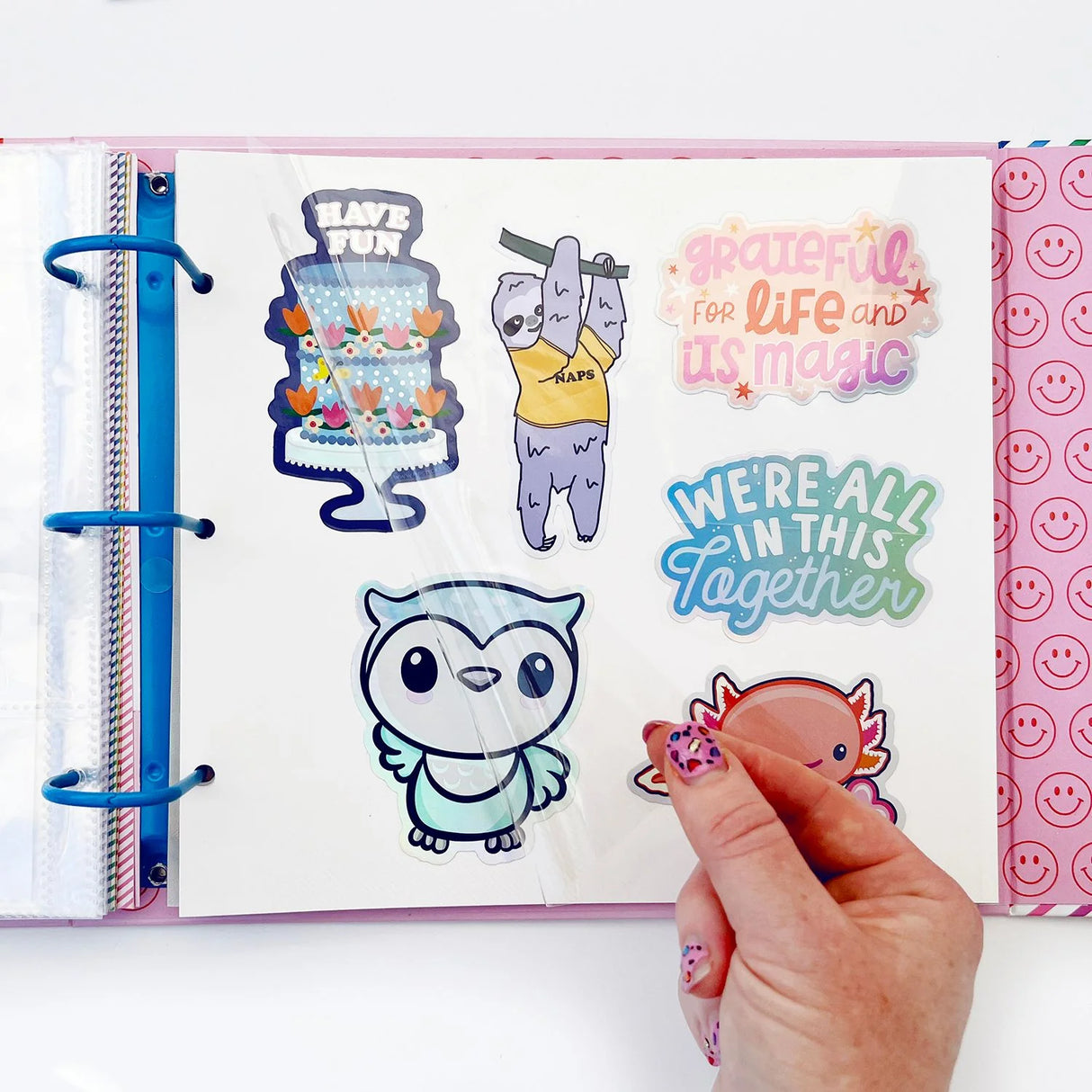 Life is Happier with Stickers Book