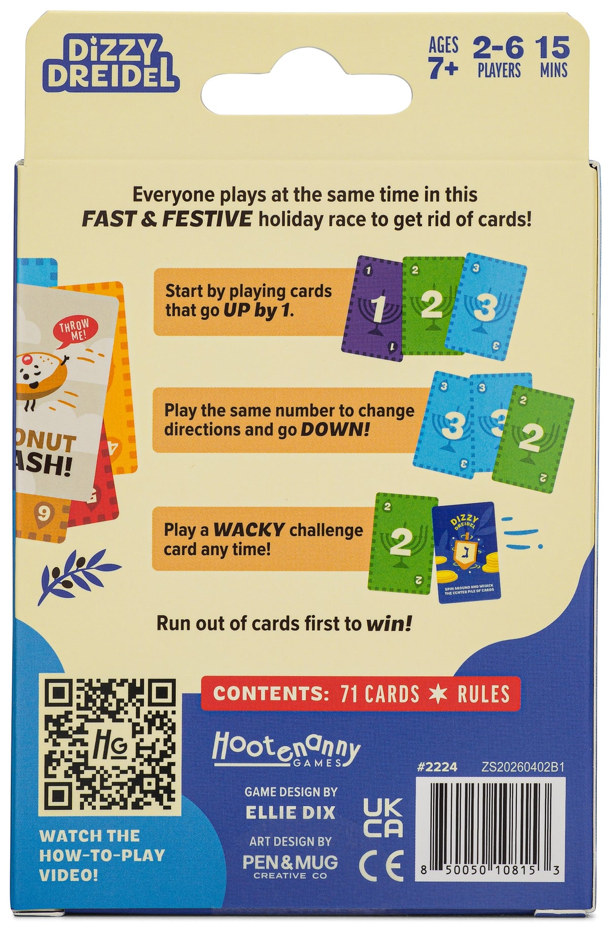 Dizzy Dreidel Hanukkah Game