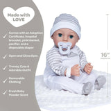 Adoption Baby Doll Beloved Bundle 16"