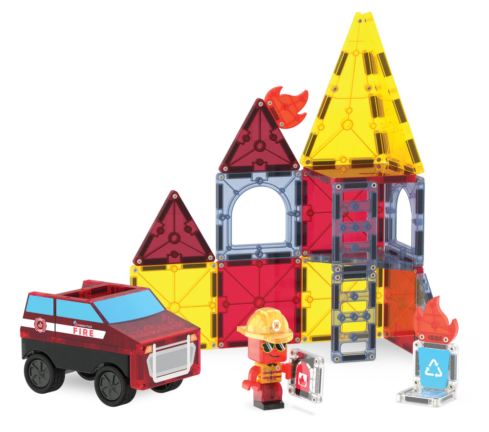 Magna-Tiles Fire Station 27 Piece Set