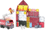 Fire Station Magnatile 50 Pc