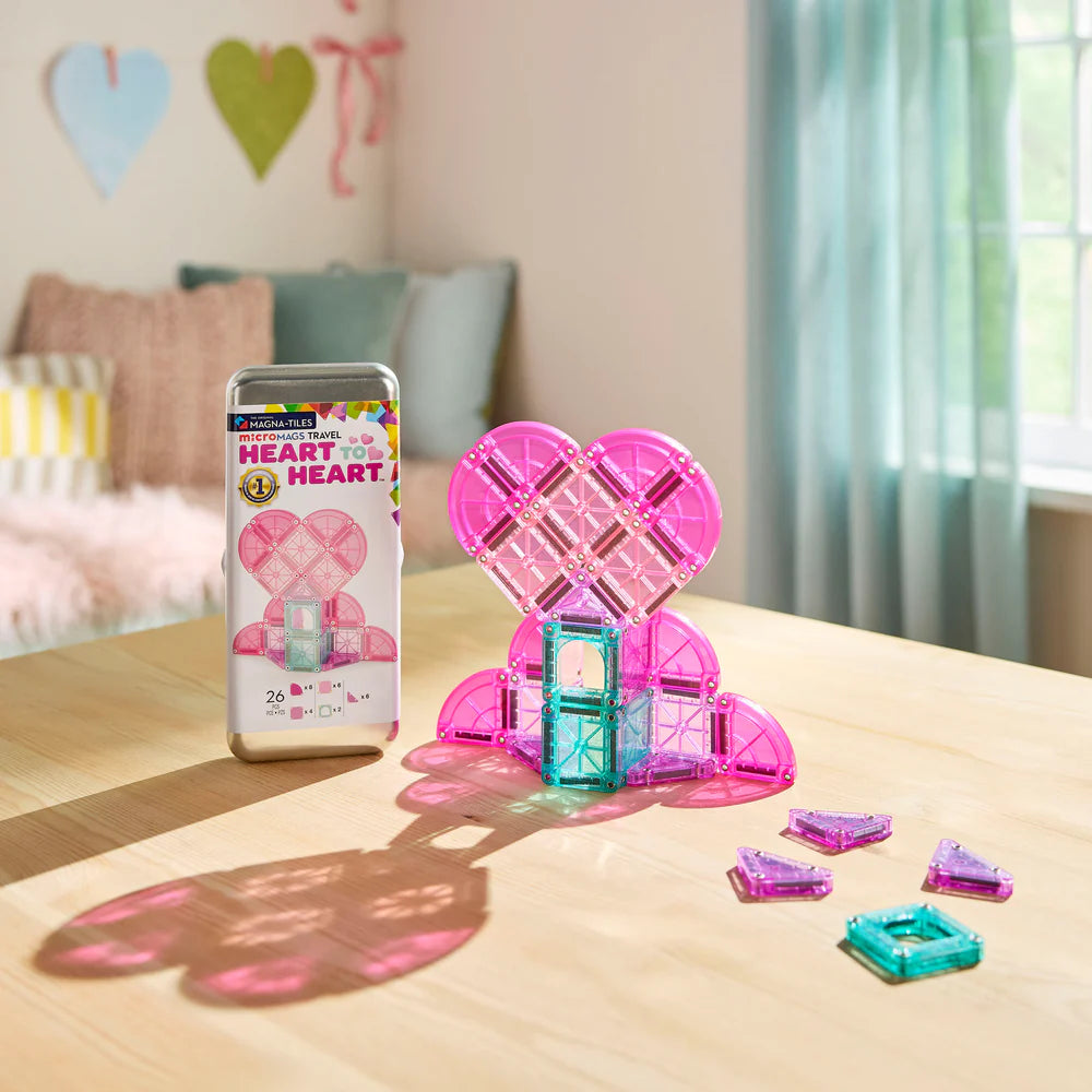 Magna Tiles Micro Mags Travel Heart to Heart