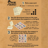 Prime Suspect Logic Game