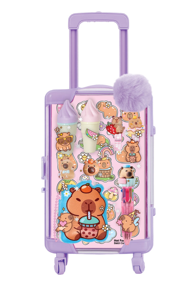 Mini Stationery Luggage Capybara