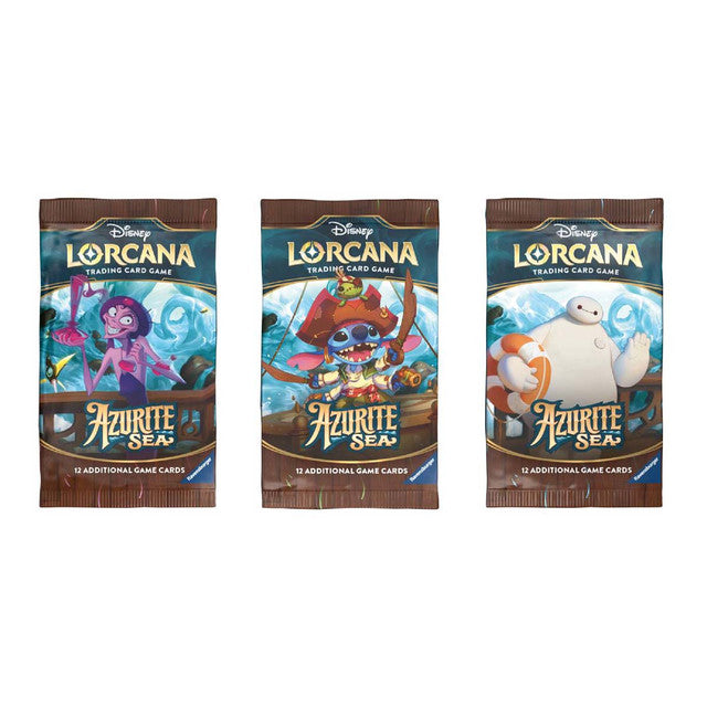 Lorcana Azurite Sea Booster Pack - Toy Box Michigan Lorcana Azurite Sea Booster Pack - Toy Box Michigan