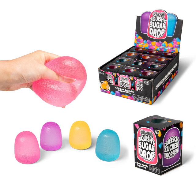 Drop Squisy Scrunchems Squishy Sugar Drop - Toy Box Michigan