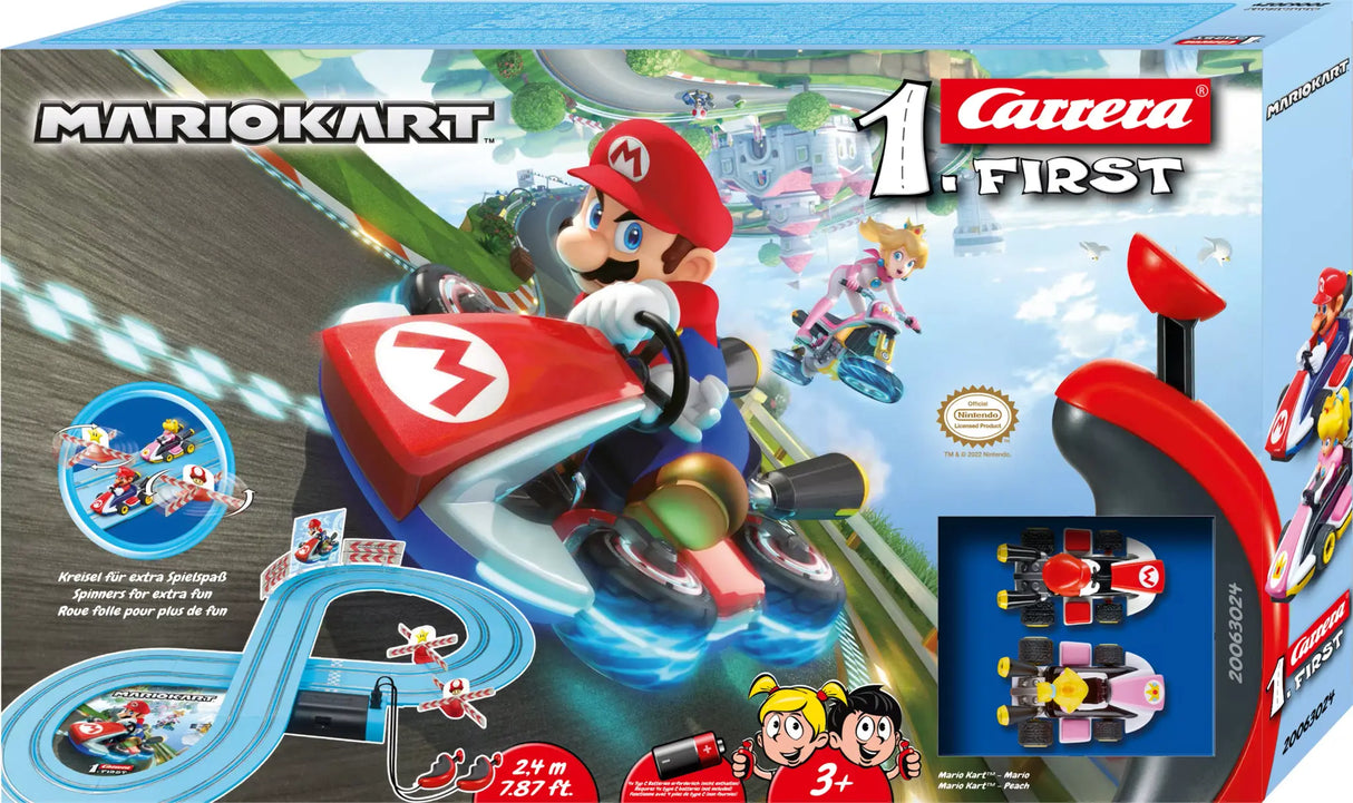 Mario Kart Mario Vs Peach Slot Cars