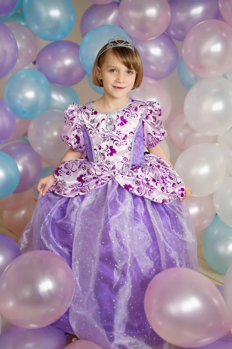 Royal Pretty Princess Dress Lilac Size 5-6