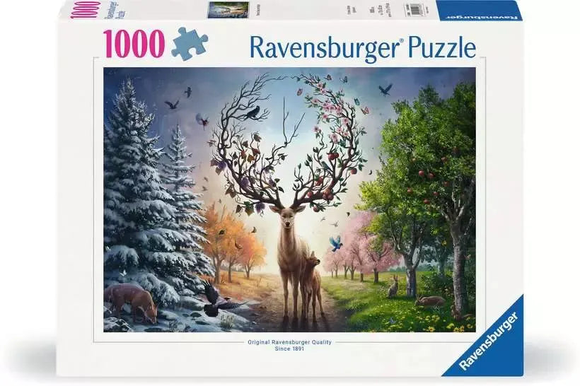 1000 Deer at Day and Night