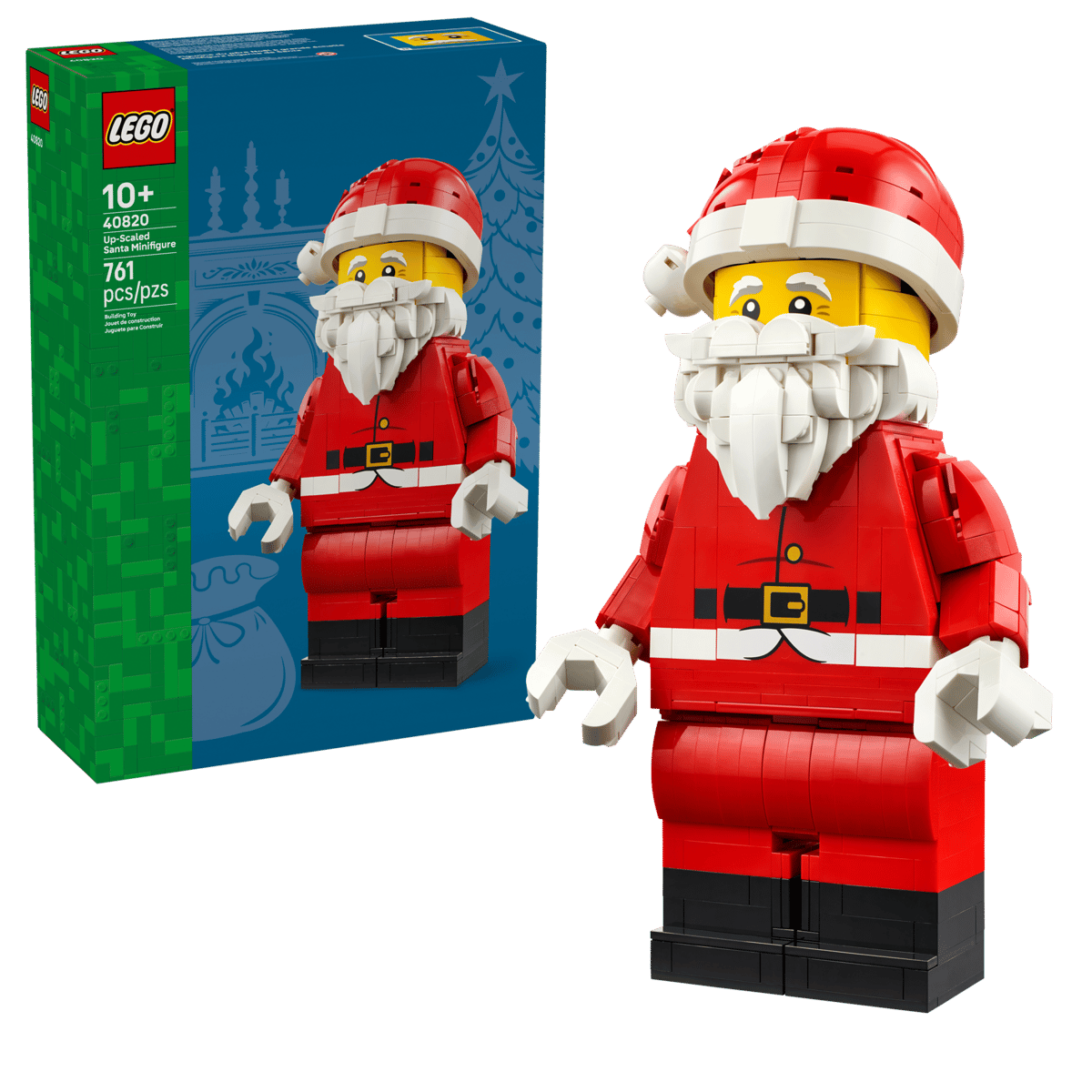 Up-Scaled Santa Minifigure