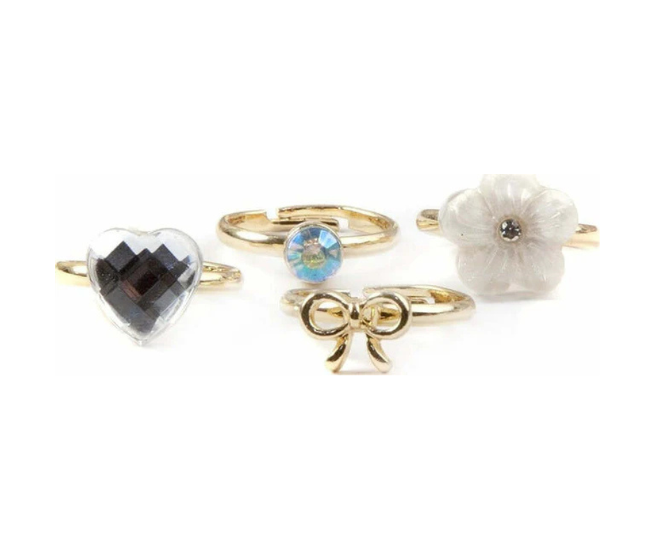 Boutique Sassy Ring Set 4 Pieces