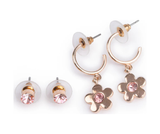Boutique Chic Be Jewelled Blooms Earrings 2 Sets