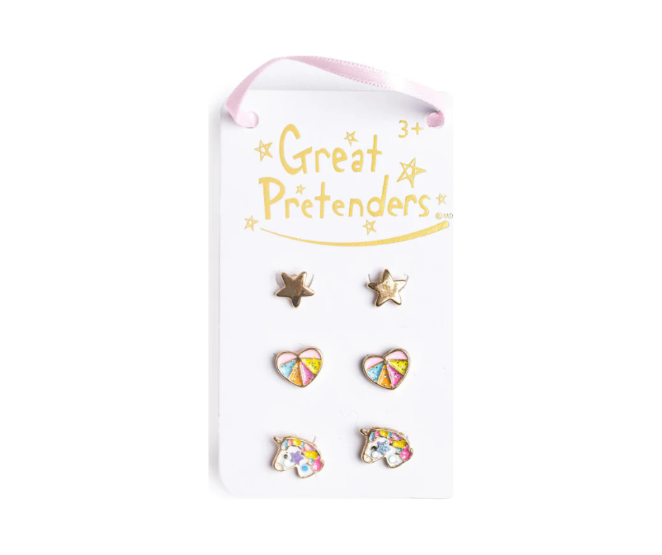 Boutique Cheerful Stuffed Earrings 3 Sets