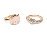 Boutique Kitty Love Ring Set 2 piece