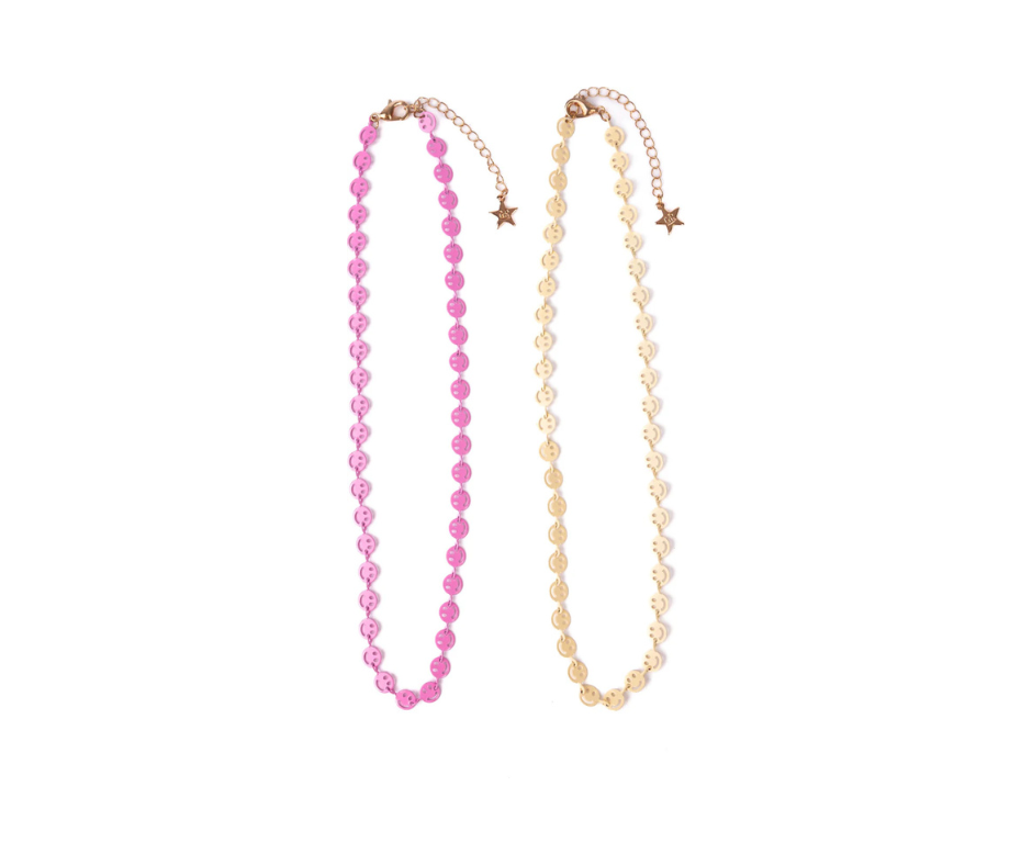 Boutique Chic Pink Lemonade Necklace Assortment