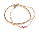 Boutique Chic Linked with Love Bracelets 2 pieces