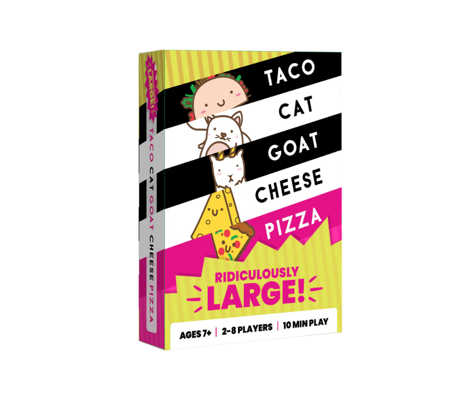 Ridiculously Large! Taco Cat Goat Cheese Pizza Card Game