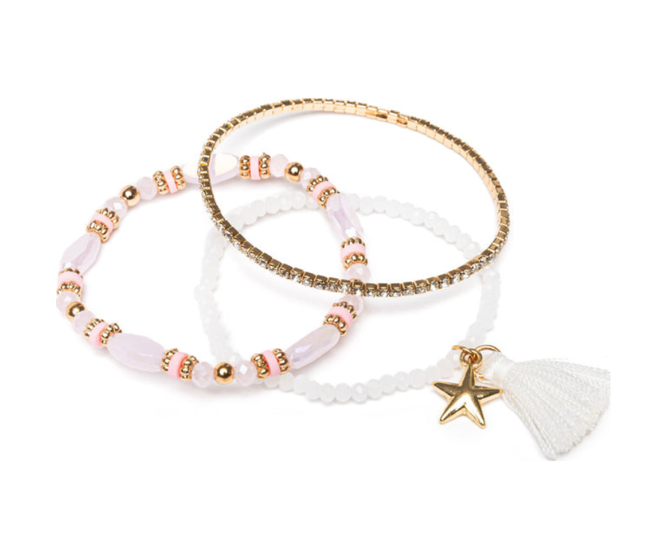 Boutique Rising Star Bracelet Set 3 Pieces