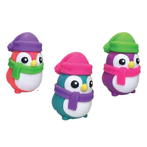 Nee Doh Polar Glow Penguin - One per order