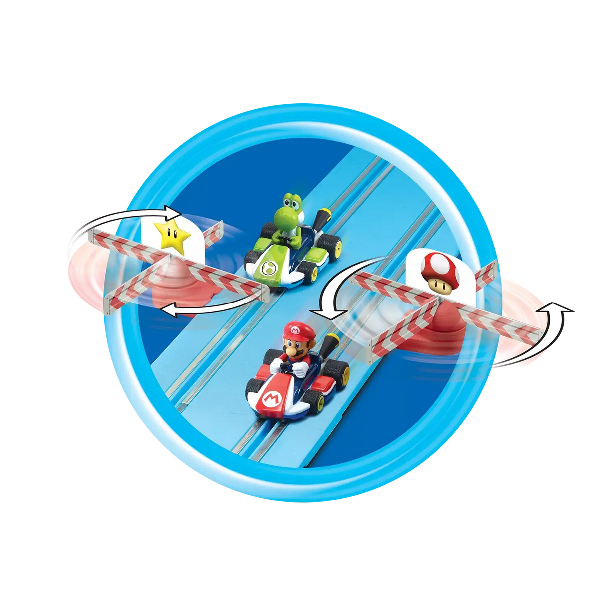 Mario Kart Mario Vs Yoshi Slot Cars