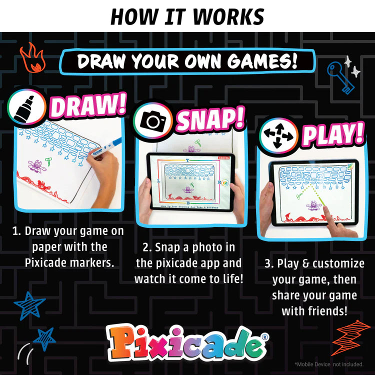 Pixacade Draw Your Own Games