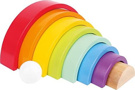 Large Rainbow Wooden Building Blocks Large Rainbow