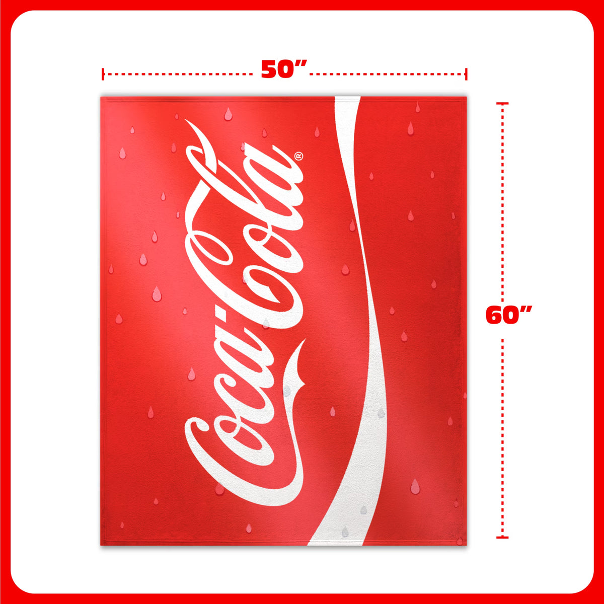 Cozy Concepts Coca Cola Blanket
