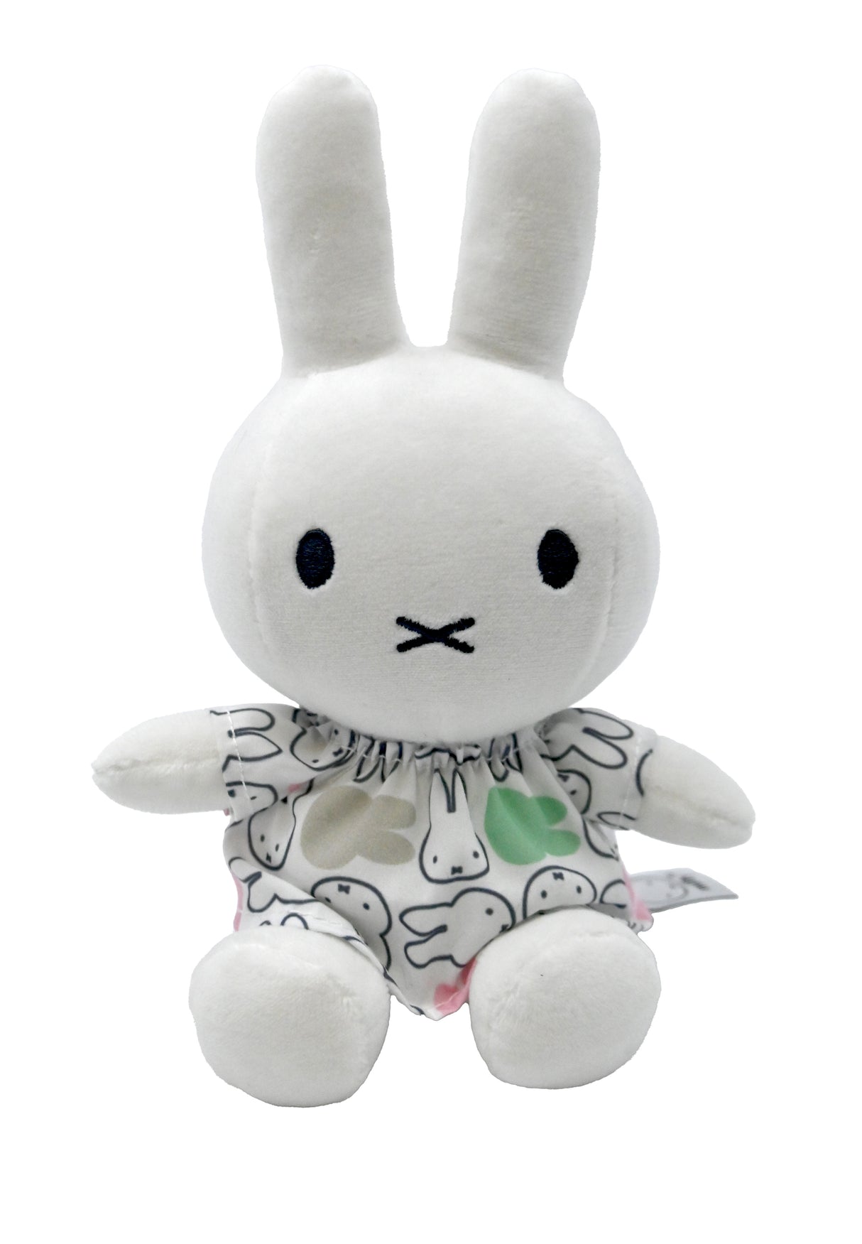 Miffy 8" Plush Printed Dress with Whimsical Miffy Heads