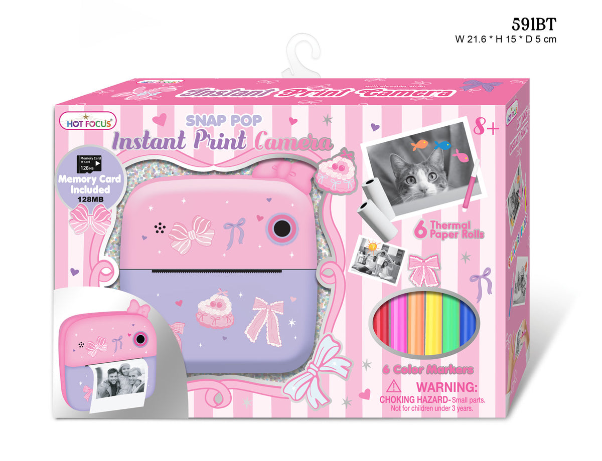 Snap Pop Instant Camera Bowtiful