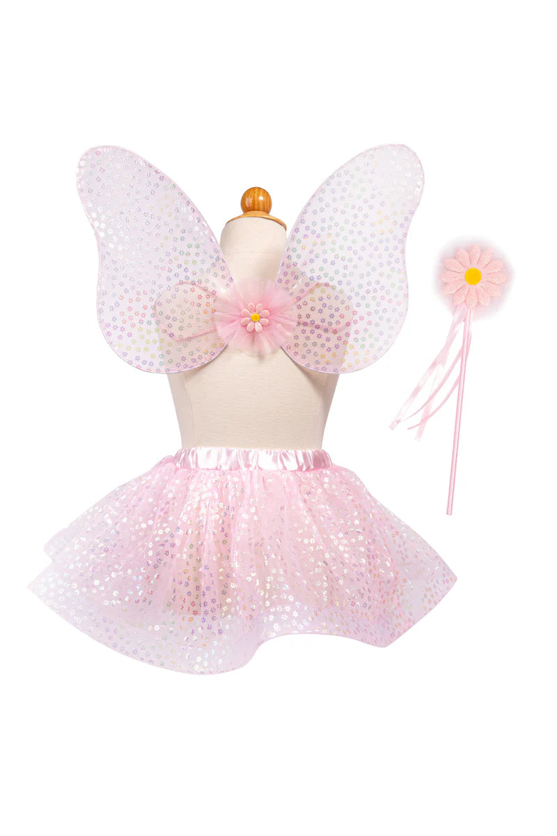 Crazy for Daisies Tutu, Wand and Wing Set Size 4-6