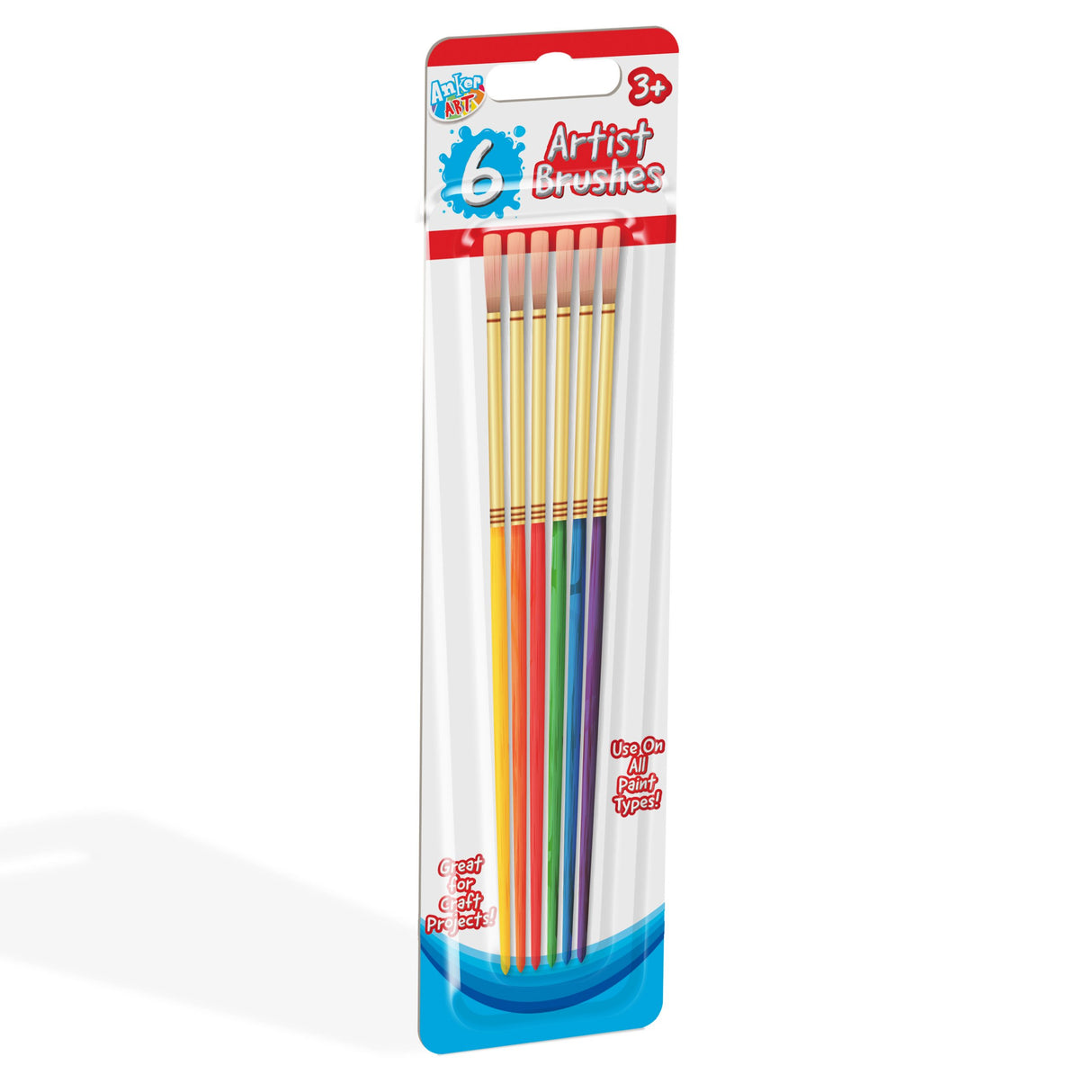 6 ct Artist Brushes