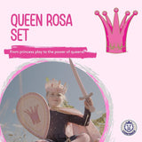 Queen Rosa Set Sword & Shield Pink with Crown