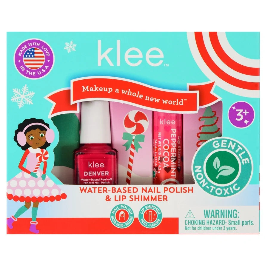 Angels' Grace Holiday Nail Polish and Lip Shimmer Duo