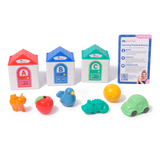 Ms. Rachel Learning Stacking Houses