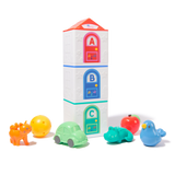 Ms. Rachel Learning Stacking Houses