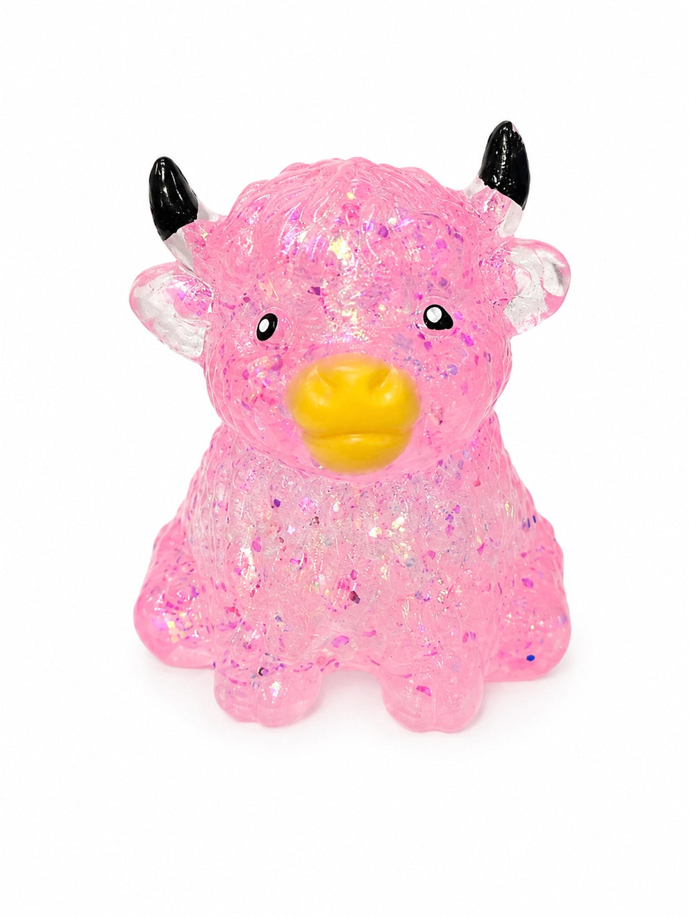 Cute Pinch Glitter Cow