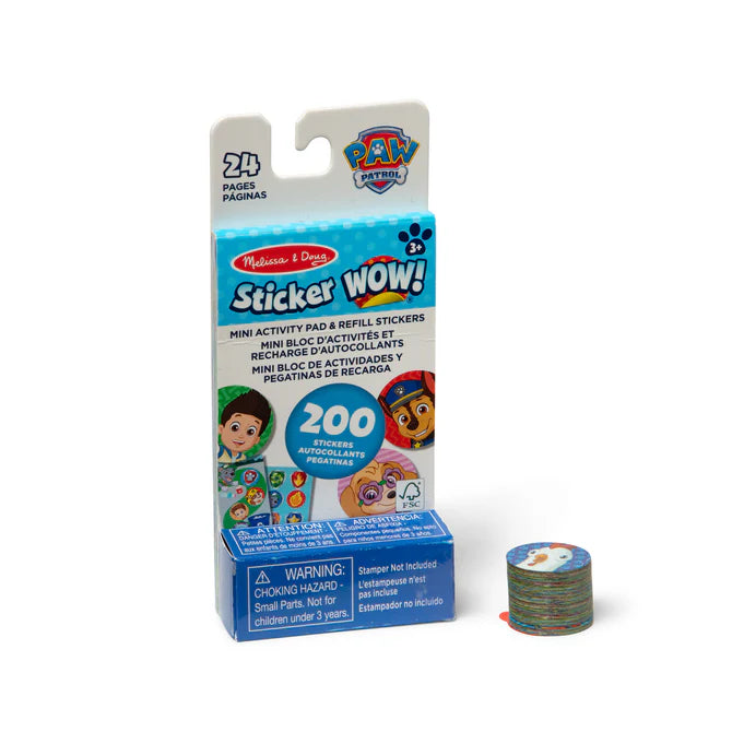 Sticker Wow Paw Patrol Mini Activity Pad with Refill Stickers