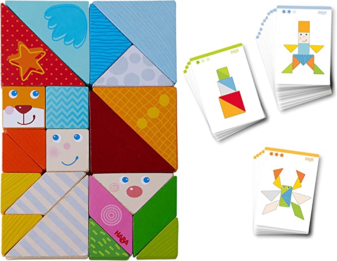 Funny Faces Tangram Arranging Game