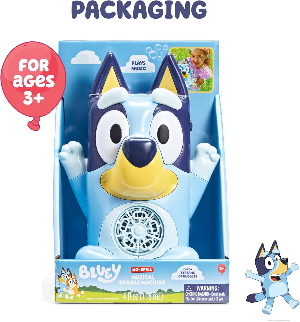 Bluey Musical Bubble Machine