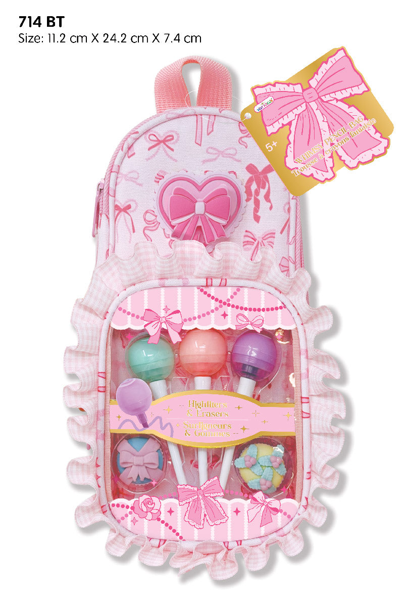 Whimsy Pencil Bag Bowtiful