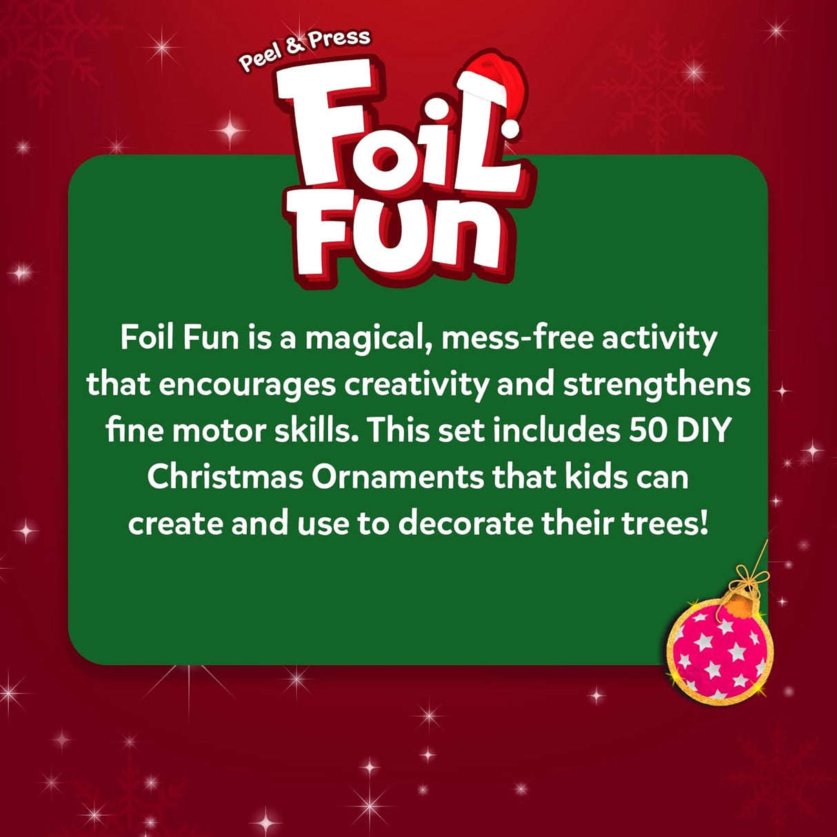 Foil Fun Christmas Ornaments