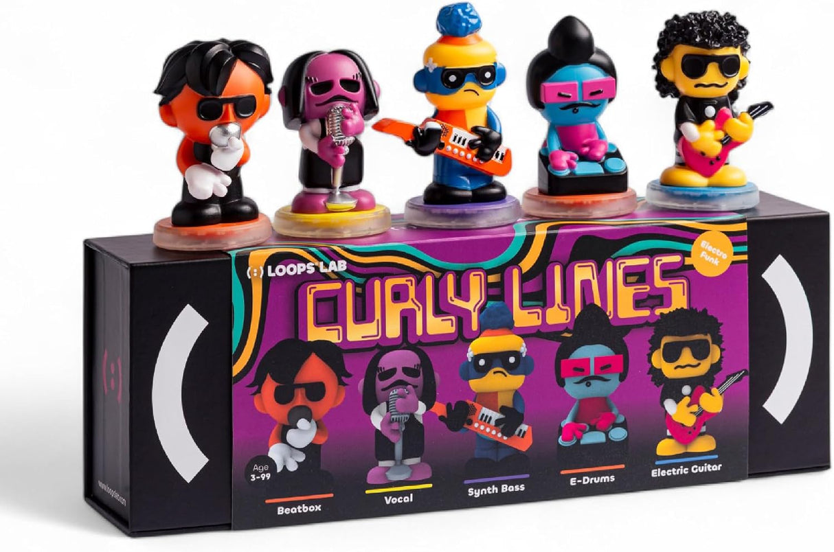 Curly Lines - 5 Dolls - Electro Funk