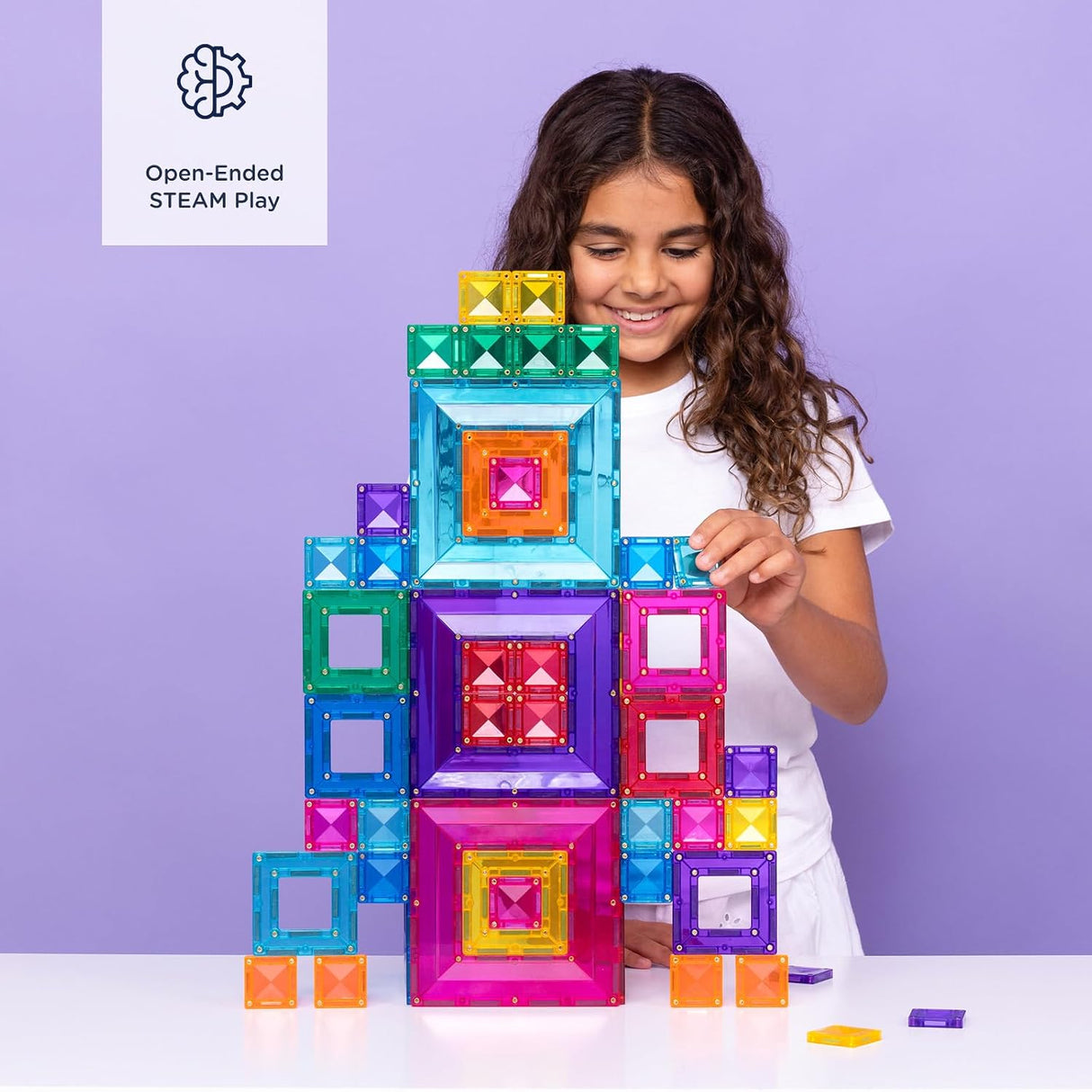 Connetix Magnetic Tiles Portal Pack Bright