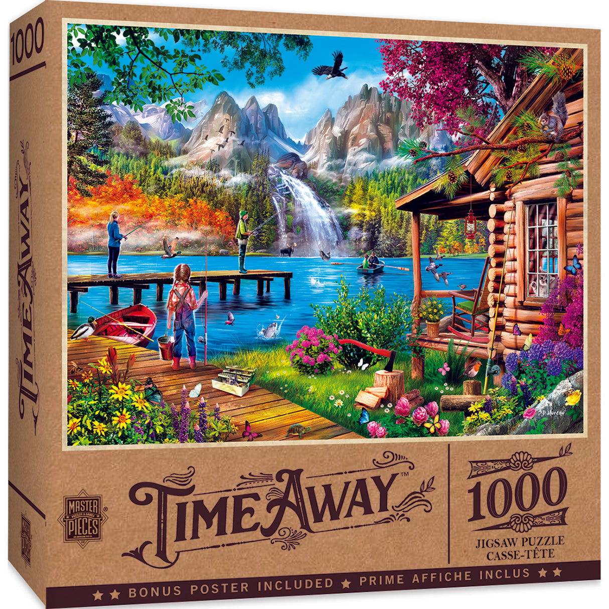 1000 pc Fishing with Pappy Time