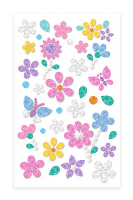 Gem Stickers Flowers