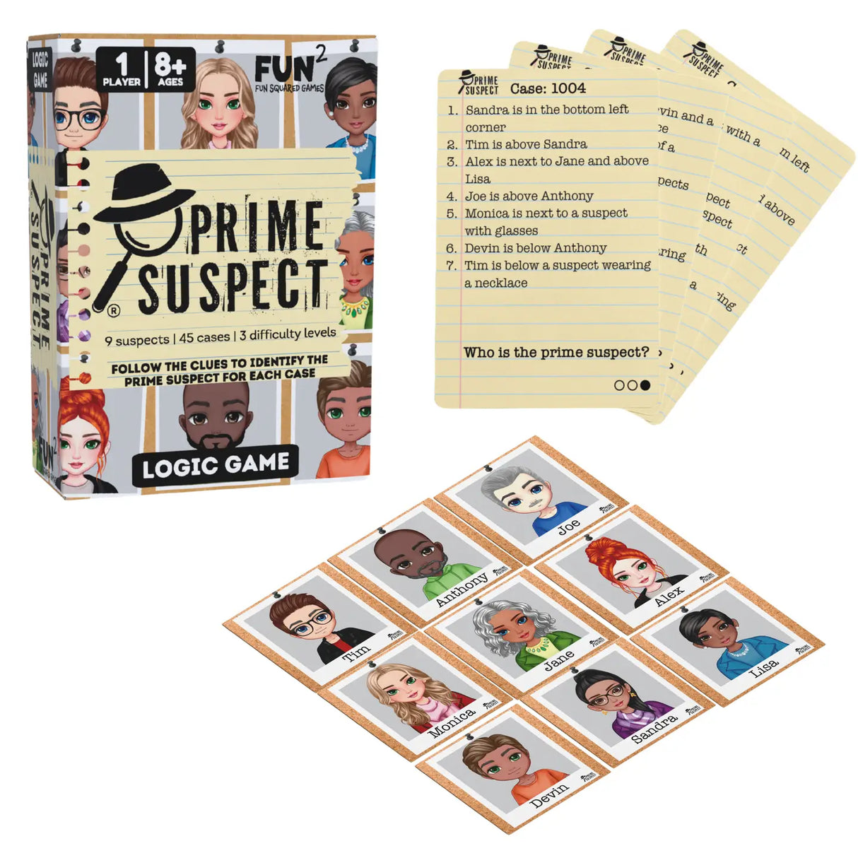 Prime Suspect Logic Game